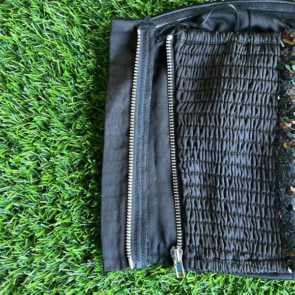 ENGLISH FACTORY Black Sequin Top size small - Picture 9 of 11